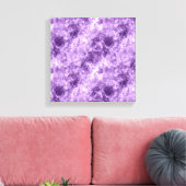 Toile Texture froissée violet foncé (Insitu(Salon))