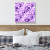 Toile Texture froissée violet foncé (Insitu(Chambre))