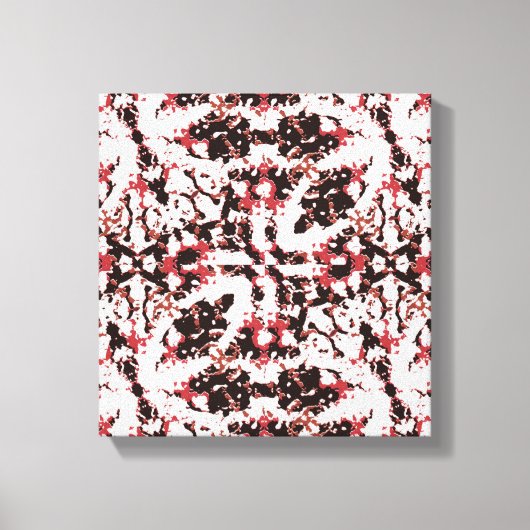 Toile Texture Mosaic Abstract Design (Recto)