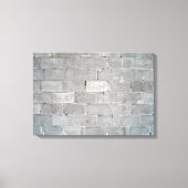 Toile Texture murale en briques grises (Recto)