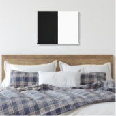 Toile Texturé noir et blanc (Insitu(Chambre))