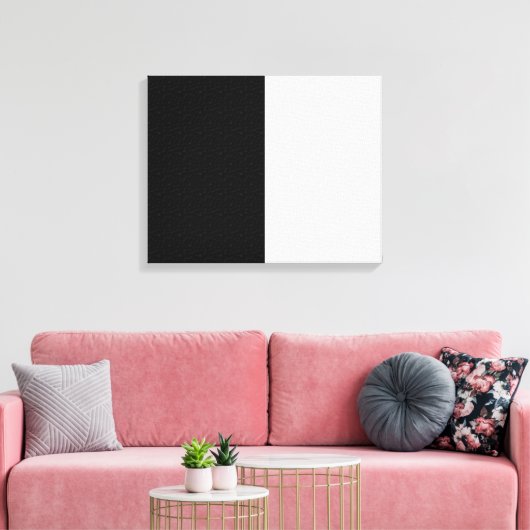 Toile Texturé noir et blanc (Insitu(Salon))