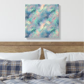 Toile Texture vitreuse bleue d'Alexandrite (Insitu(Chambre))