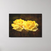 Toile texturée en toile d'étirement rose jaune (Recto)