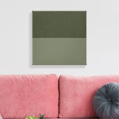 Toile texturée verte Moss Ground Impression (Perso (Insitu(Salon))