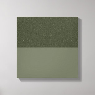 Toile texturée verte Moss Ground Impression (Perso