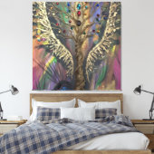 Toile Th Divine Tree Of Life celestial wings and jewels (Insitu(Chambre))