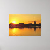 Toile Thailand - sunset in Khon Kaen (Recto)