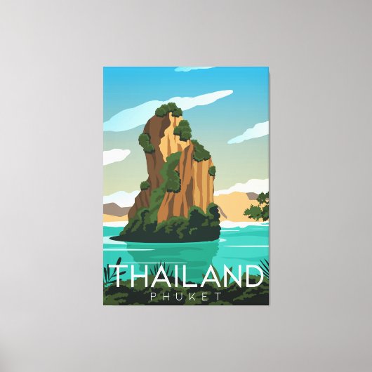 Toile Thaïlande Phuket (Recto)