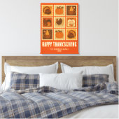 Toile Thanksgiving Stamp collage art mur (Insitu(Chambre))