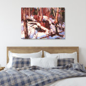 Toile Thaw in the Woods, art de Tom Thomson (Insitu(Chambre))