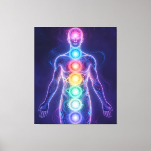 Toile  The 7 Chakras (Recto)