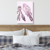 Toile The Angled Veil  Abstract Texture Art (Insitu(Chambre))