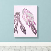 Toile The Angled Veil  Abstract Texture Art (Insitu (Plancher de Bois))