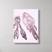 Toile The Angled Veil  Abstract Texture Art (Recto)