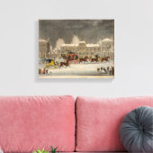 Toile The Approach to Christmas, gravée par George Hunt (Insitu(Salon))