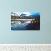 Toile The Athabasca River à Jasper National Park (Insitu (Plancher de Bois))