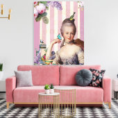 Toile Thé au Petit Trianon - rose (Insitu(Salon))