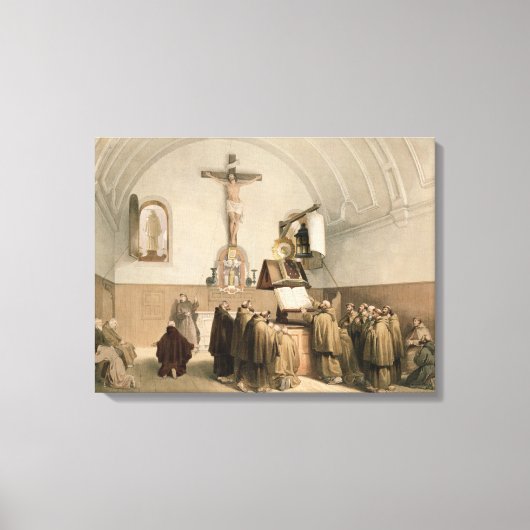 Toile The Bell Ringers at the Oratory of the Capucines, (Recto)