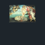 Toile The Birth of Venus<br><div class="desc">Sandro Botticelli, a talented Italian painter of the Early Renaissance, created the iconic masterpiece known as “The Birth of Venus.” This painting, captures the goddess Venus emerging from the sea on a scallop shell, embodying beauty and grace. “The Birth of Venus” is one of Botticelli's most famous works, showcasing his...</div>