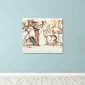 Toile The Blind Man, 1853 (stylo, encre, lavage et graph (Insitu (Plancher de Bois))
