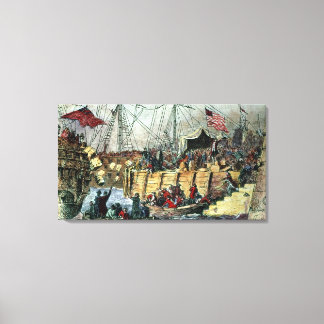 Toile The Boston Tea Party, 16 décembre 1773