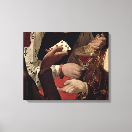 Toile The Cheat with the Ace of Diamonds (Recto)