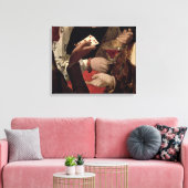 Toile The Cheat with the Ace of Diamonds (Insitu(Salon))