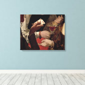 Toile The Cheat with the Ace of Diamonds (Insitu (Plancher de Bois))