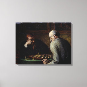 Toile The Chess Players, c.1863-67