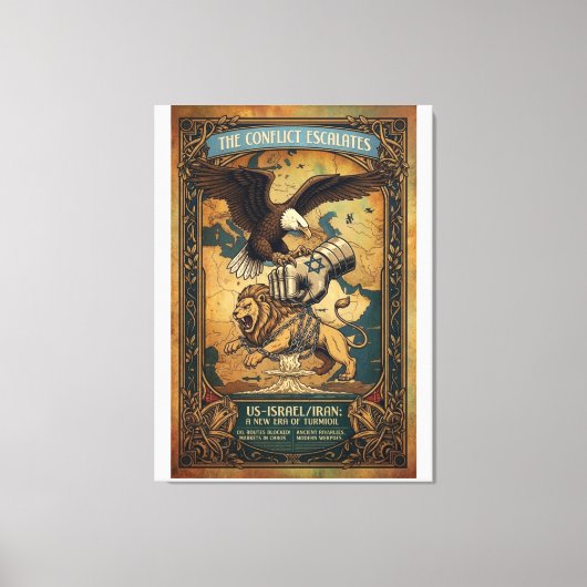 Toile The Conflict Escalates (Recto)
