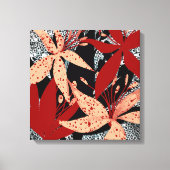 Toile The Crimson Canopy Art Print by Beachside Designs (Recto)