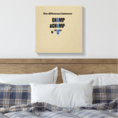 Toile The Difference Between Champ and Chump (Insitu(Chambre))