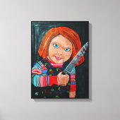 Toile The Doll Painting by Alfred Fox (Recto)