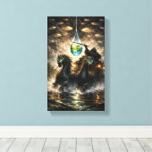 Toile The Drop That Holds a World (Insitu (Plancher de Bois))