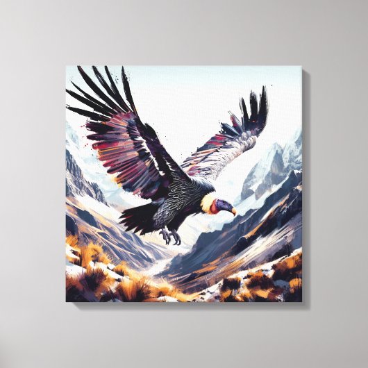 Toile the Ecuadorian condor flying (Recto)
