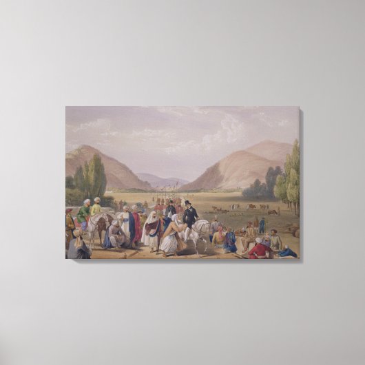 Toile The Entrance into Caubul from Killa-Kazee, from 'S (Recto)