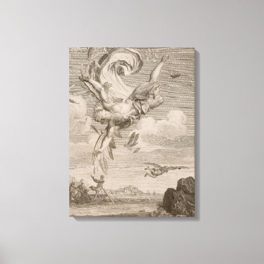 Toile The Fall of Icarus, 1731 (Recto)
