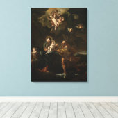 Toile The Flight into (Insitu (Plancher de Bois))