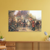 Toile The Garrison of the Village Had At Last (Insitu(Salon))