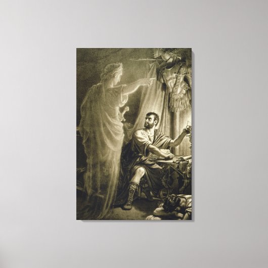 Toile The Ghost of Julius Caesar, in the play by William (Recto)