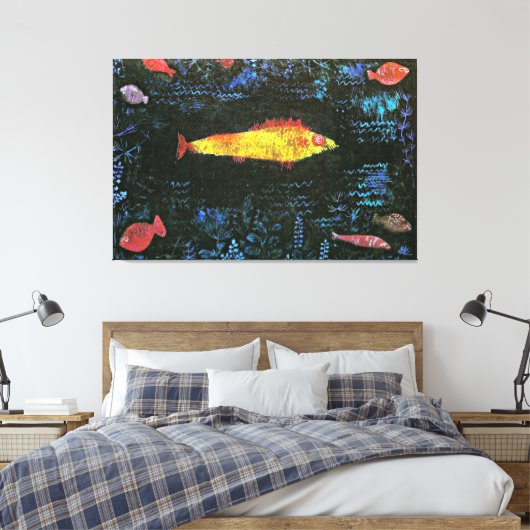 Toile The Goldfish by Paul Klee (Insitu(Chambre))