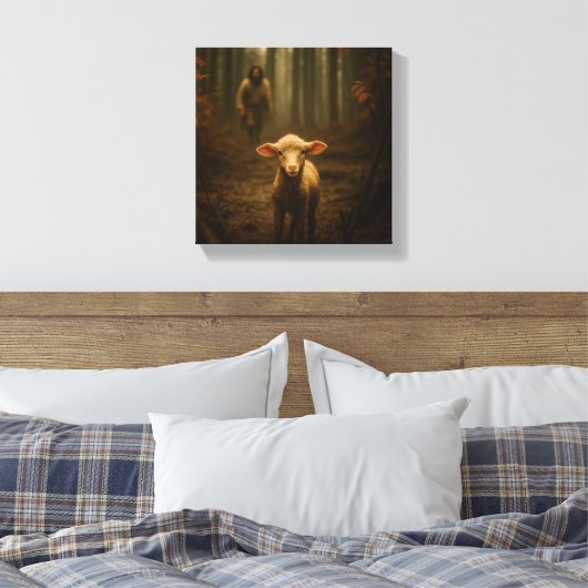 Toile The Good Shepherd and the Lost Lamb – Jesus & Lamb (Insitu(Chambre))