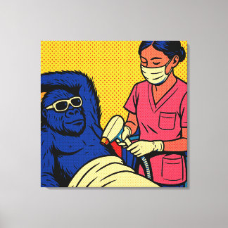 Toile  The Gorilla Who Goes to the Hair Removal Salon