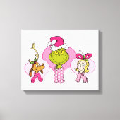 Toile The Grinch Crew in Pink Valentine's Portrait (Recto)
