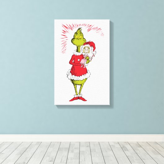 Toile The Grinch Holds Cindy Lou Who (Insitu (Plancher de Bois))