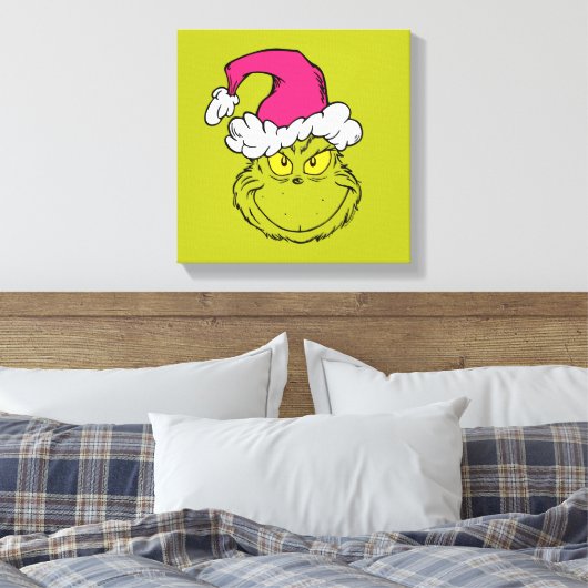 Toile The Grinch in Pink Santa Hat (Insitu(Chambre))