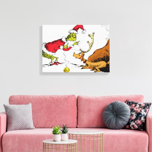 Toile The Grinch Prepares Max the Reindeer (Insitu(Salon))