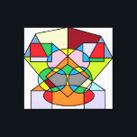 Toile The Guardian - Etude No. 5: Symmetry of Protection<br><div class="desc">Discover the grounding presence of 'The Guardian - Etude No. 5'. This compelling work of sacred geometry utilizes perfect symmetry and a vibrant, diverse color palette to evoke a sense of watchful protection and inner balance. Its totem-like structure and harmonious intersection of circles and polygons make it a spiritual sentinel...</div>