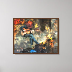 Toile The Guitar Man